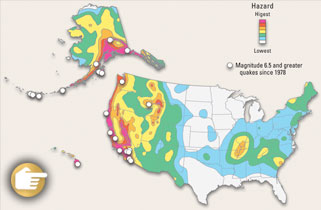 Earthquake Hazard map