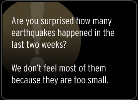 Earthquakes in Last 2 Weeks