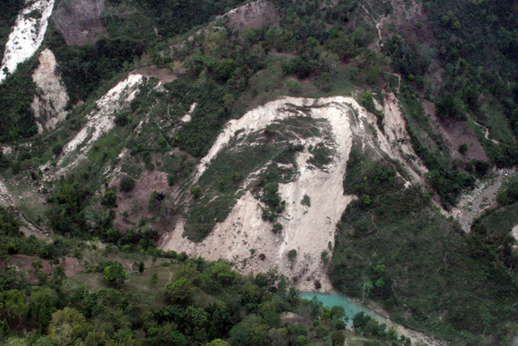 Haiti Earthquake Landslide