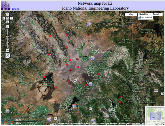 Screenshot of IE Network from Idaho