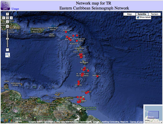 Screenshot of the TR Network from Puerto Rico