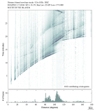 Body wave envelope stacks 0.3 - 1.0 Hz Vertical