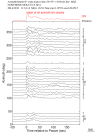 Time Azimuth binned coda stacks 0.05 - 0.2 Hz Vertical