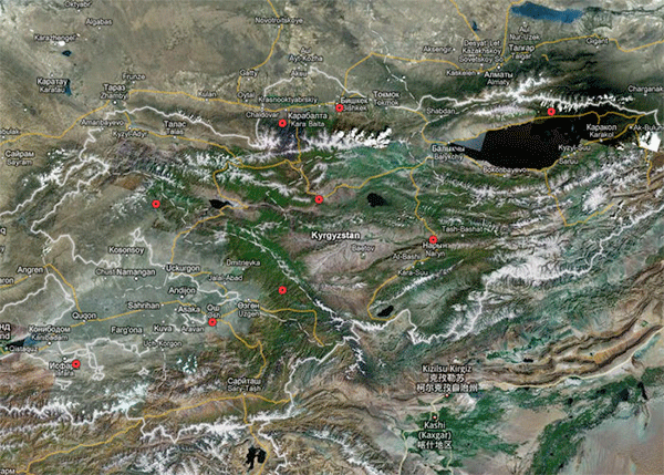 Kyrgyz Digital Network Map
