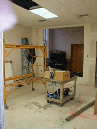 The new DMC computer room will have a raised floor