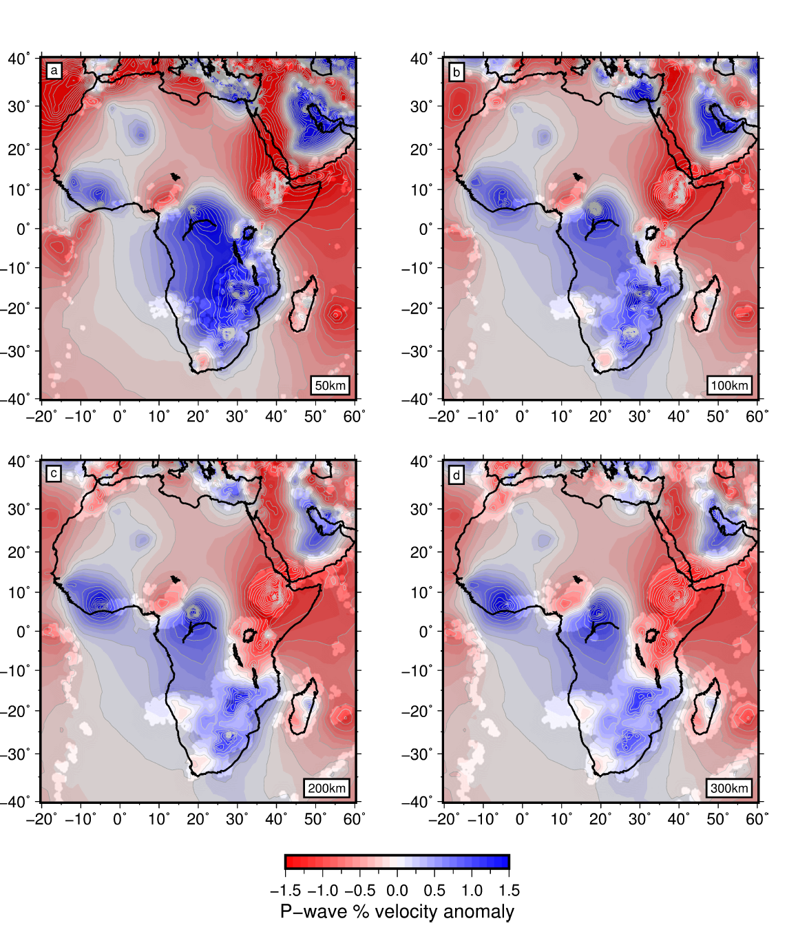 AFRP20 African tomographic model