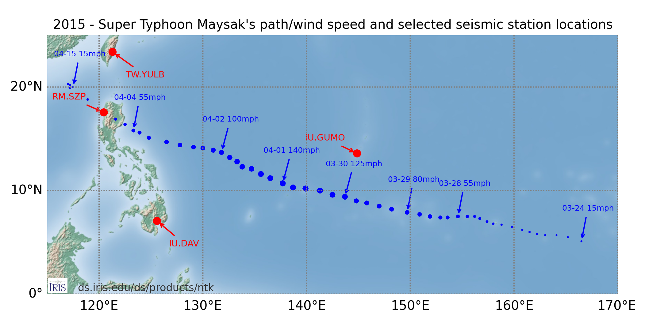 Maysak Path and station