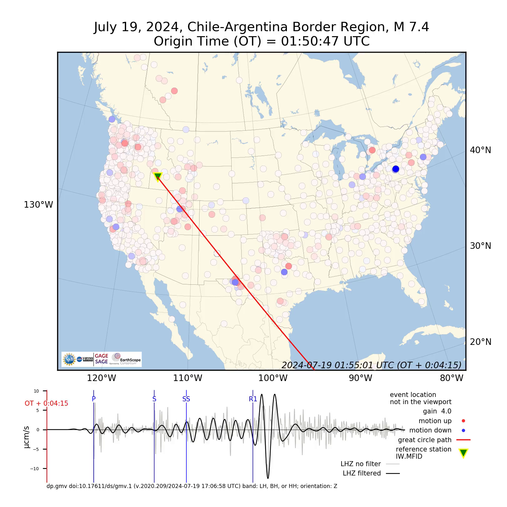 M 7.4 Chile | EarthScope Consortium