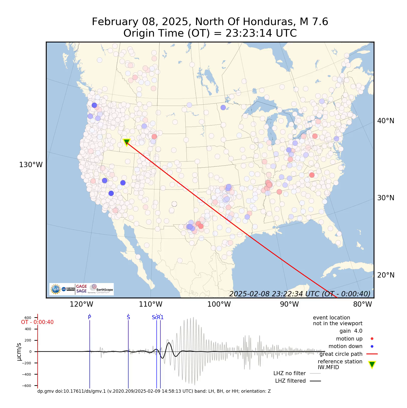 M 7.6 near Cayman Islands | EarthScope Consortium