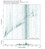 Body wave envelope stacks 0.3 - 1.0 Hz Vertical